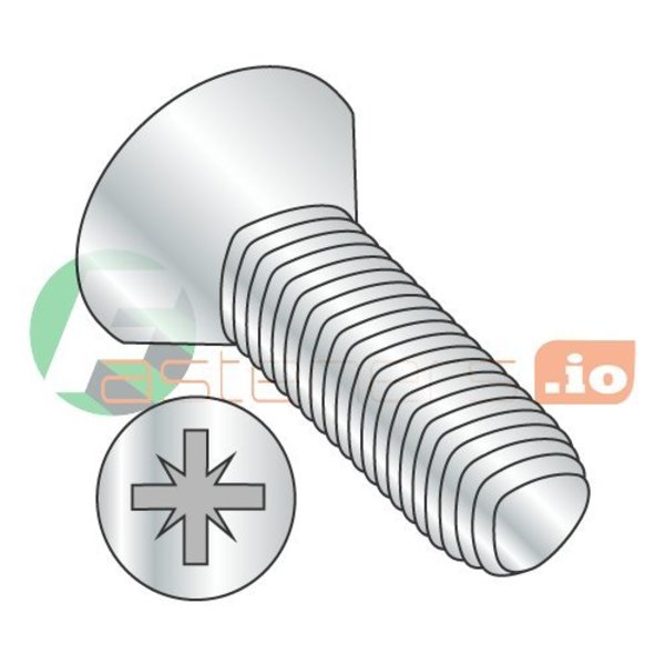 Newport Fasteners Thread Forming Screw, M3-0.50 x 10 mm, Zinc Plated Steel Flat Head Pozidriv Drive, 1500 PK 190062